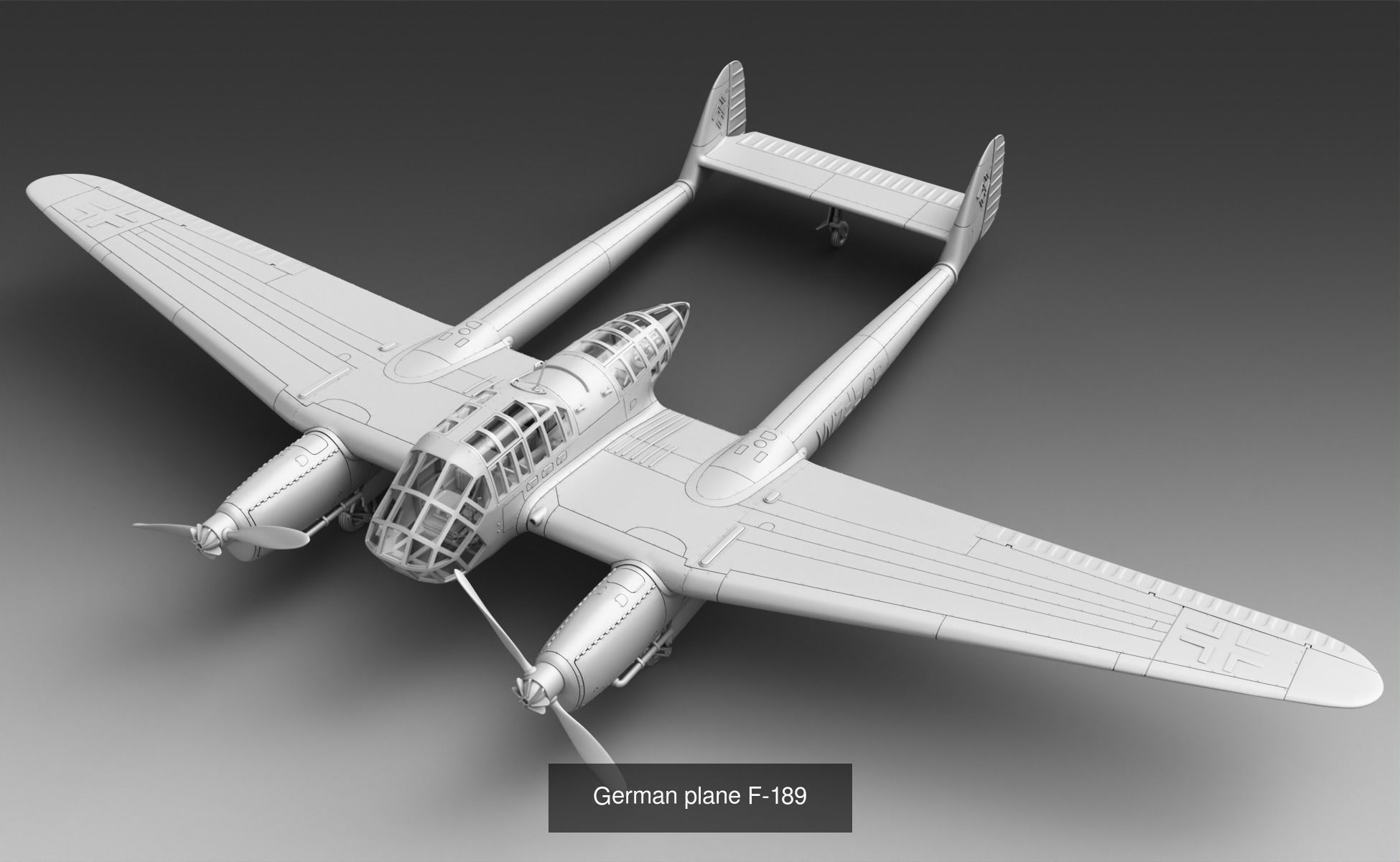 Planes WW2 - Germany 3D Model Collection_2