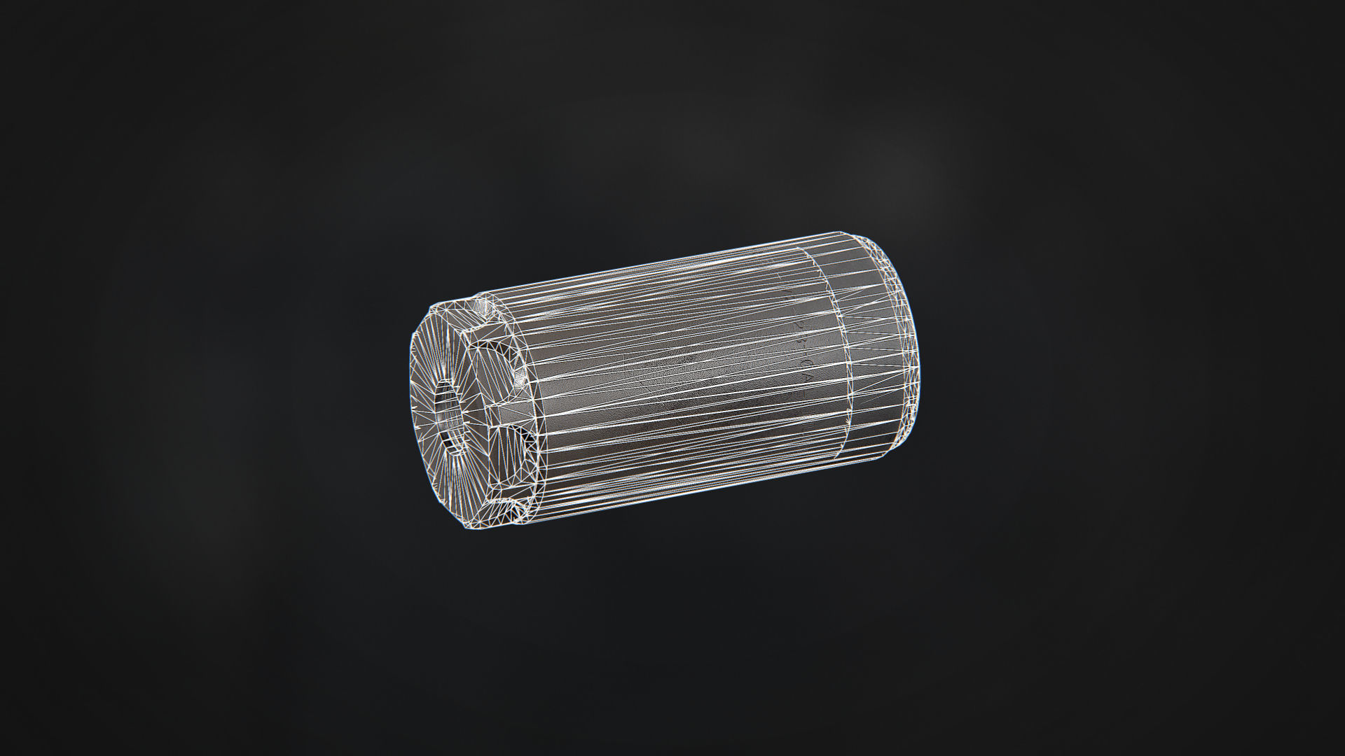 Surefire WARDEN Direct Thread 1-2-28 Free low-poly 3D model_11