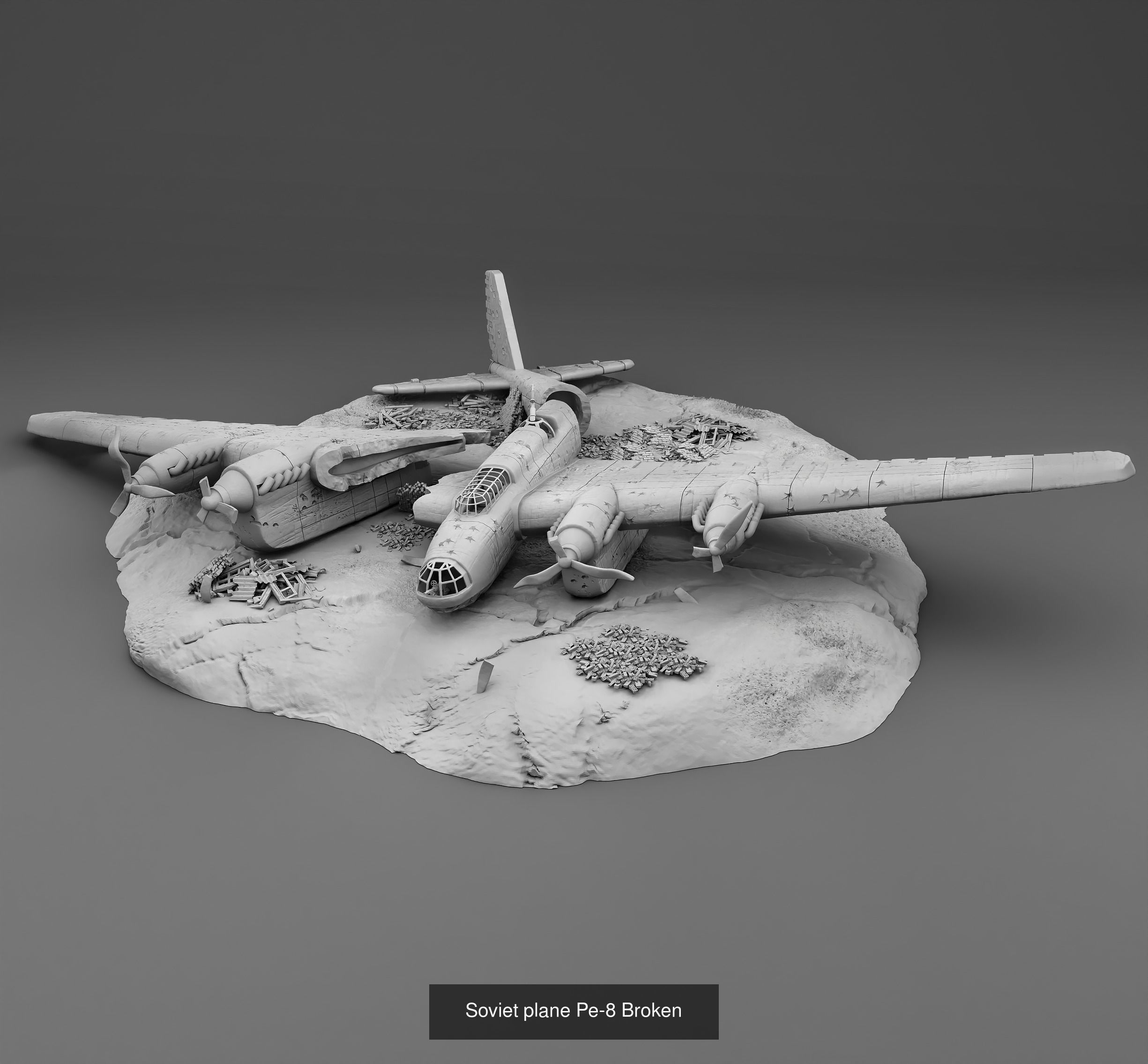 Planes WW2 - USSR 3D Model Collection_8