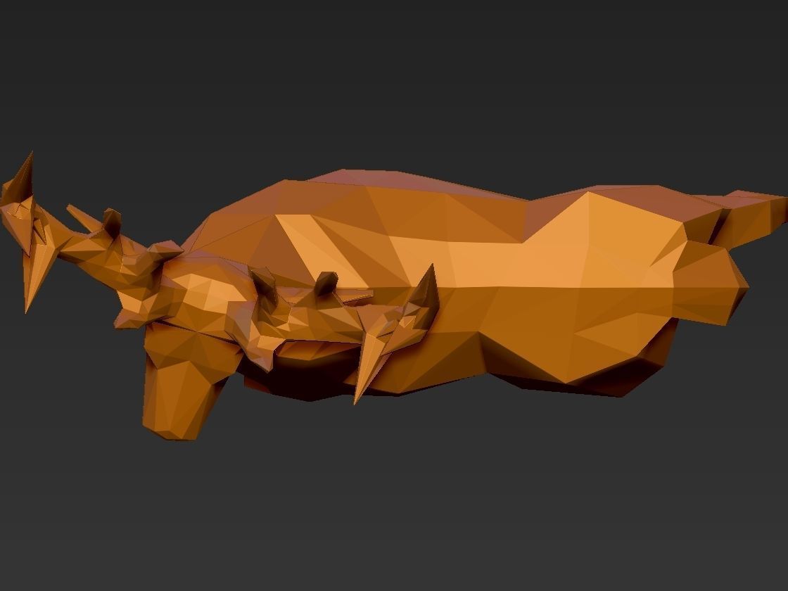 Deer model 3D print model_12