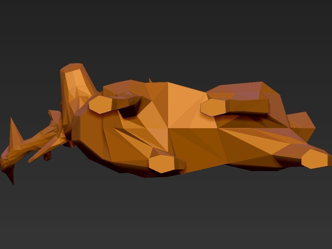 Deer model 3D print model_13