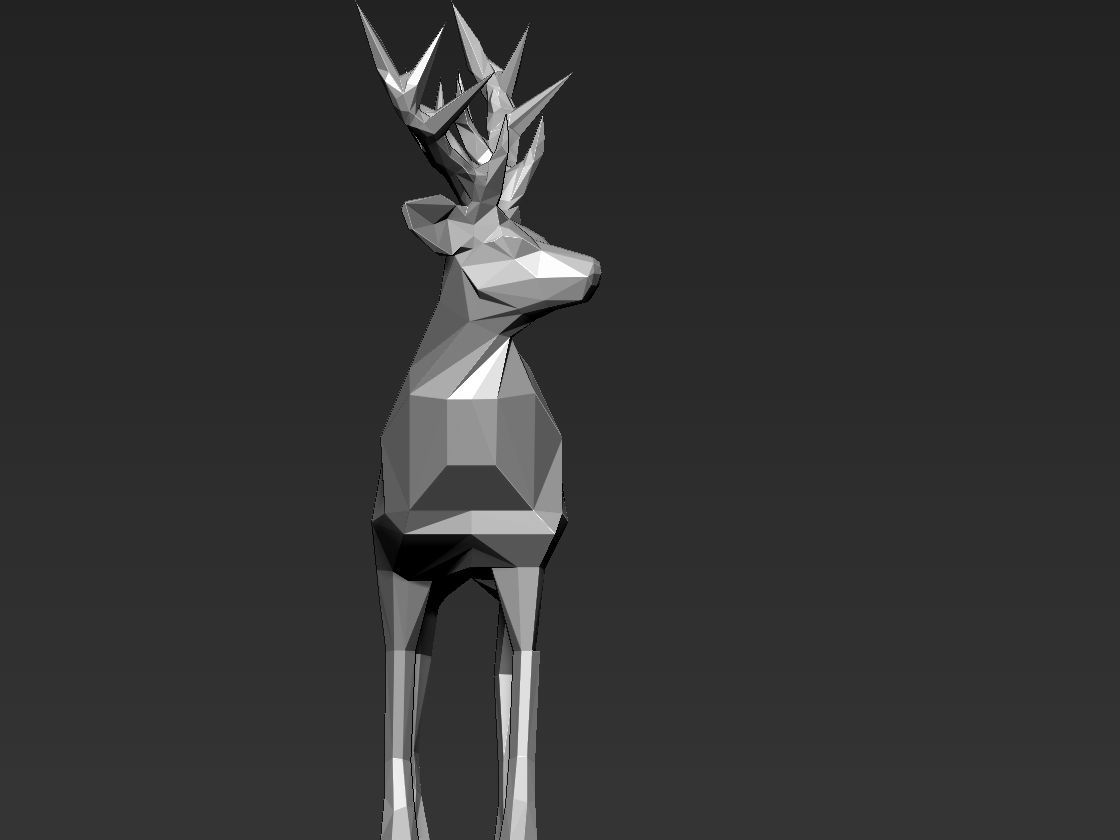 Deer model 3D print model_8