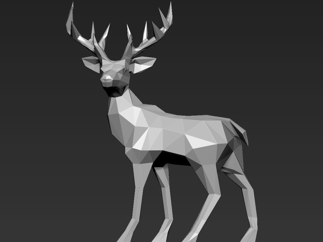Deer model 3D print model_7