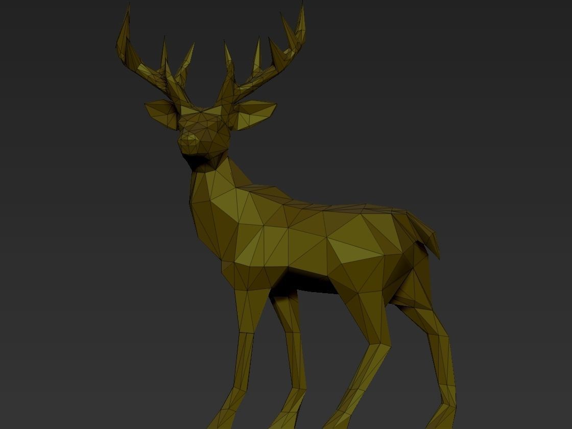Deer model 3D print model_14