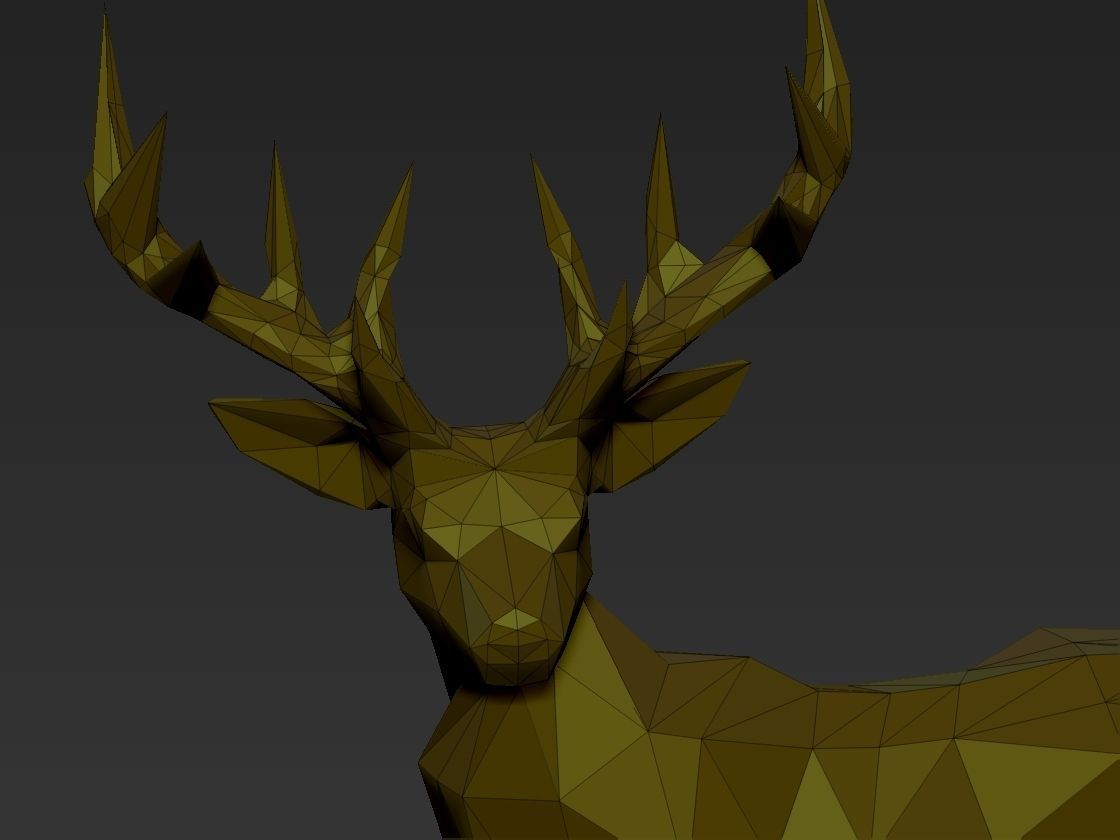 Deer model 3D print model_15