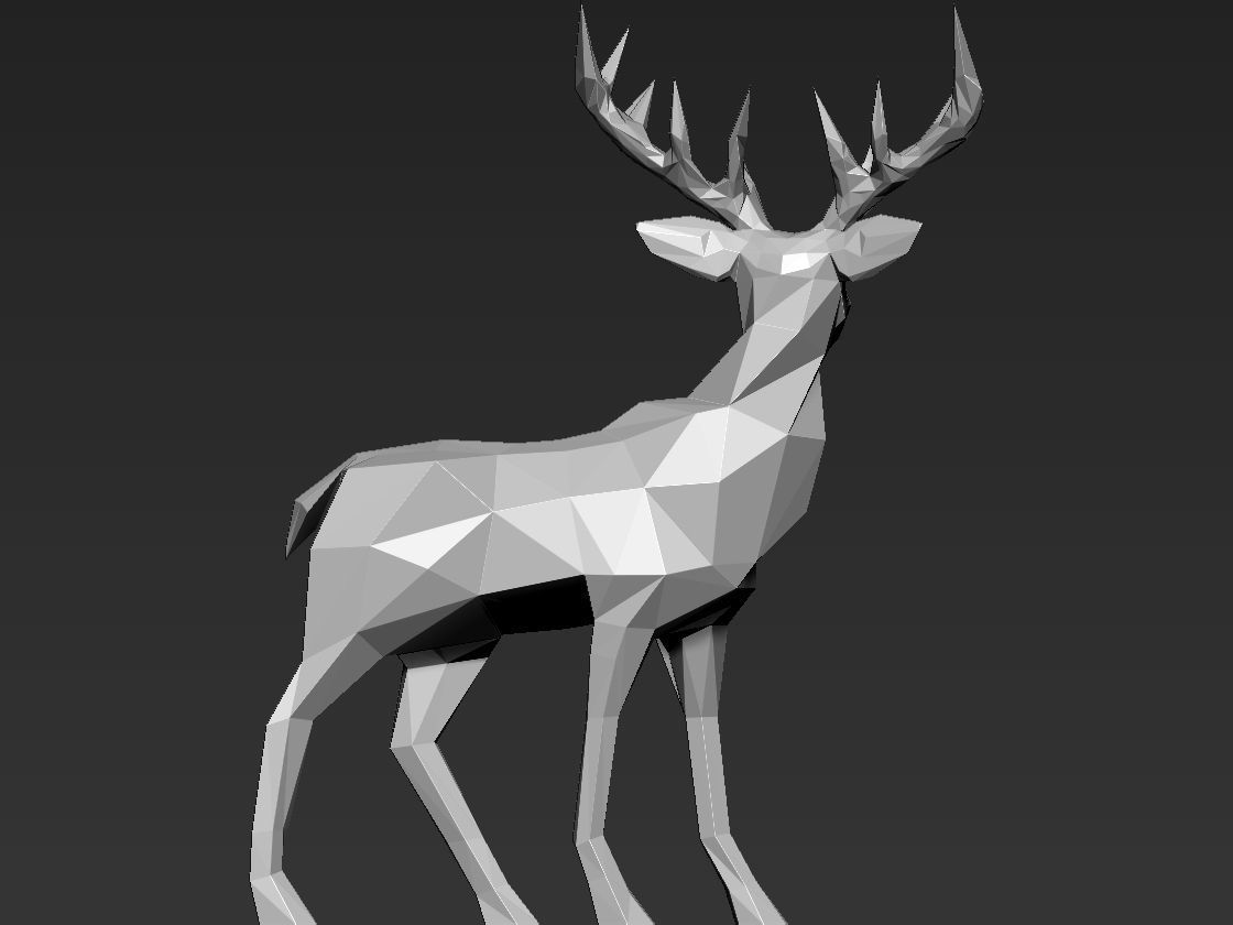 Deer model 3D print model_9