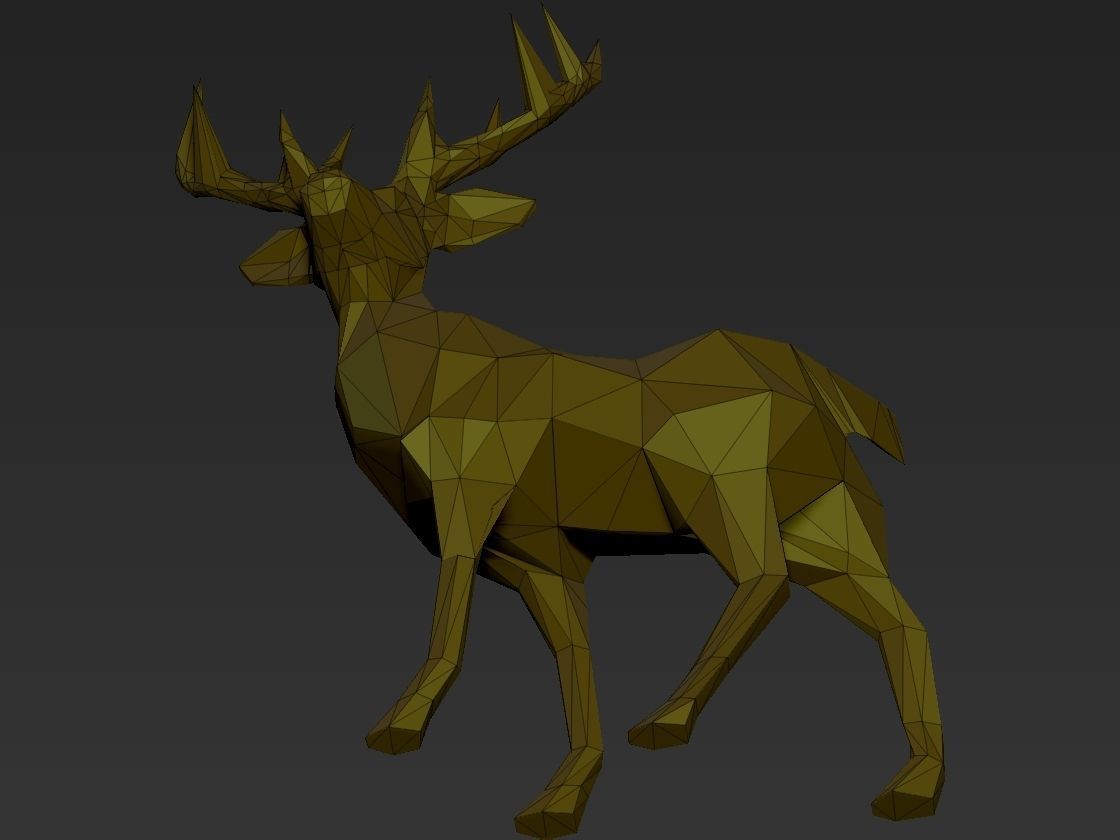 Deer model 3D print model_16