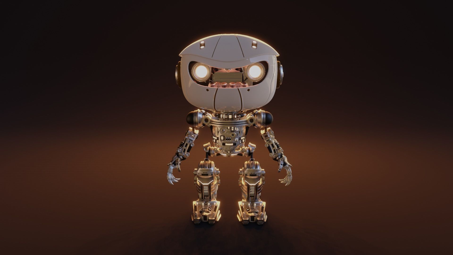Tiny Robot Free 3D model_6