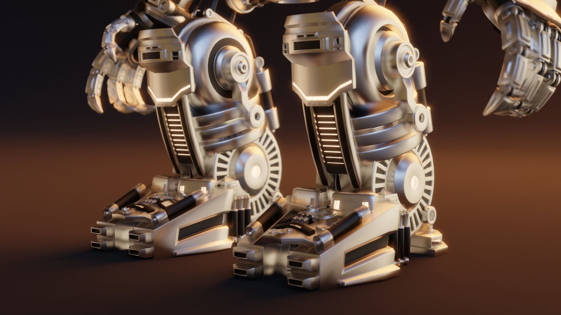 Tiny Robot Free 3D model_10