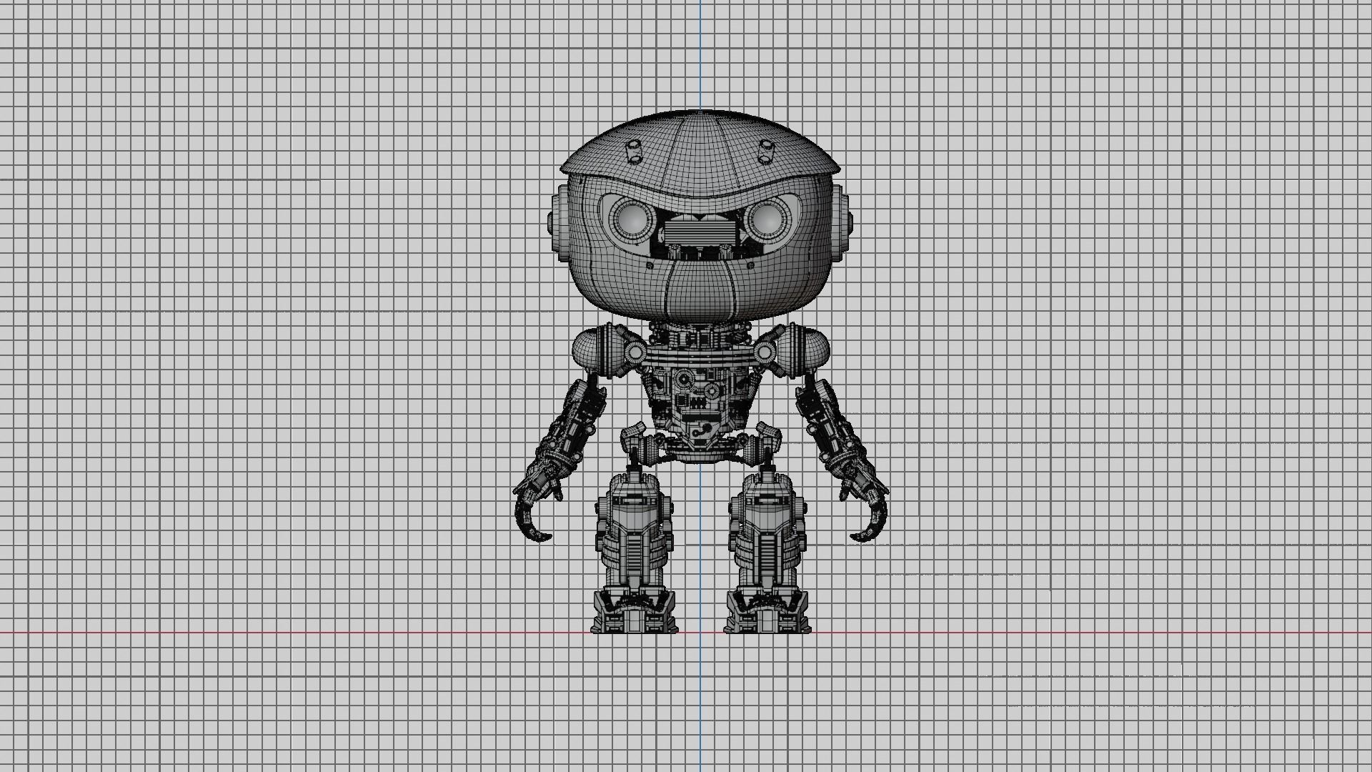 Tiny Robot Free 3D model_3