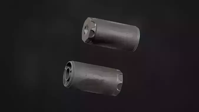Surefire WARDEN Direct Thread 5-8-24 Free low-poly 3D model
