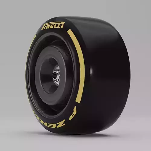 F1 Pirelli P Zero Tire 3D model F1 Pirelli P Zero Tire 3D model