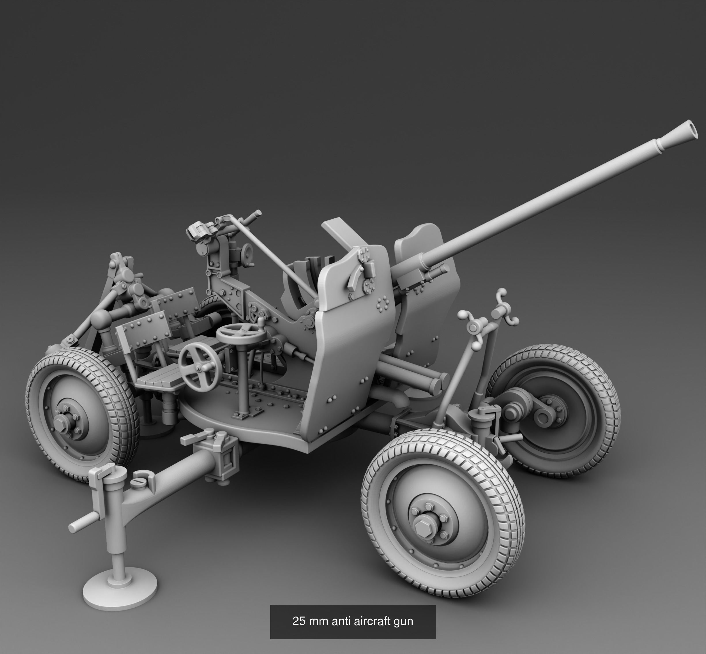 Technic WW2  3D Model Collection_1