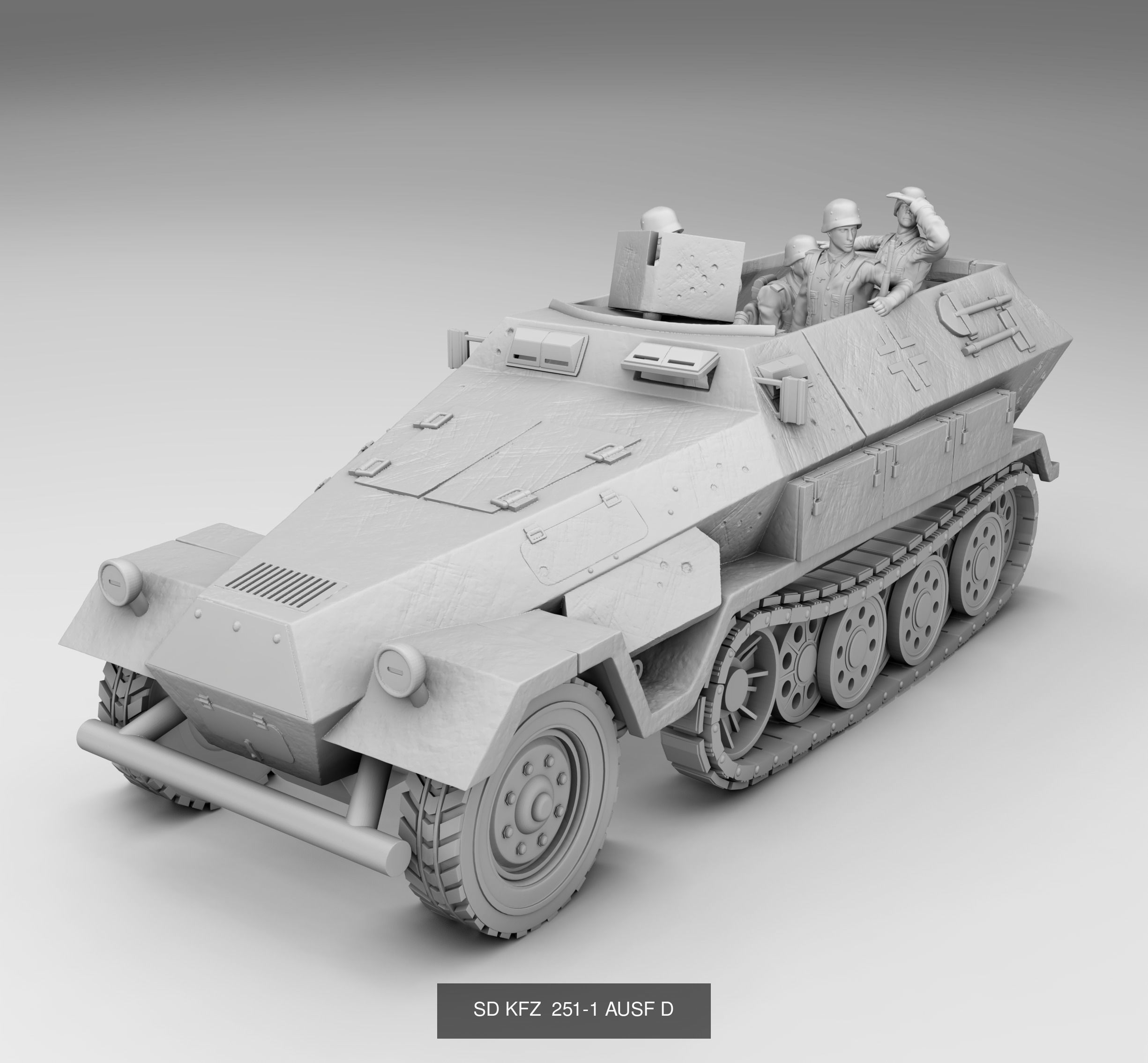 Technic WW2  3D Model Collection_6