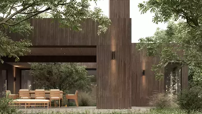 A villa In the forest 