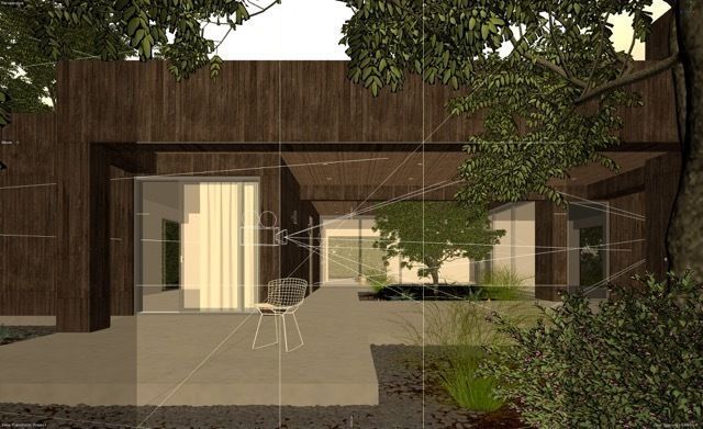 A villa In the forest 3D model_3