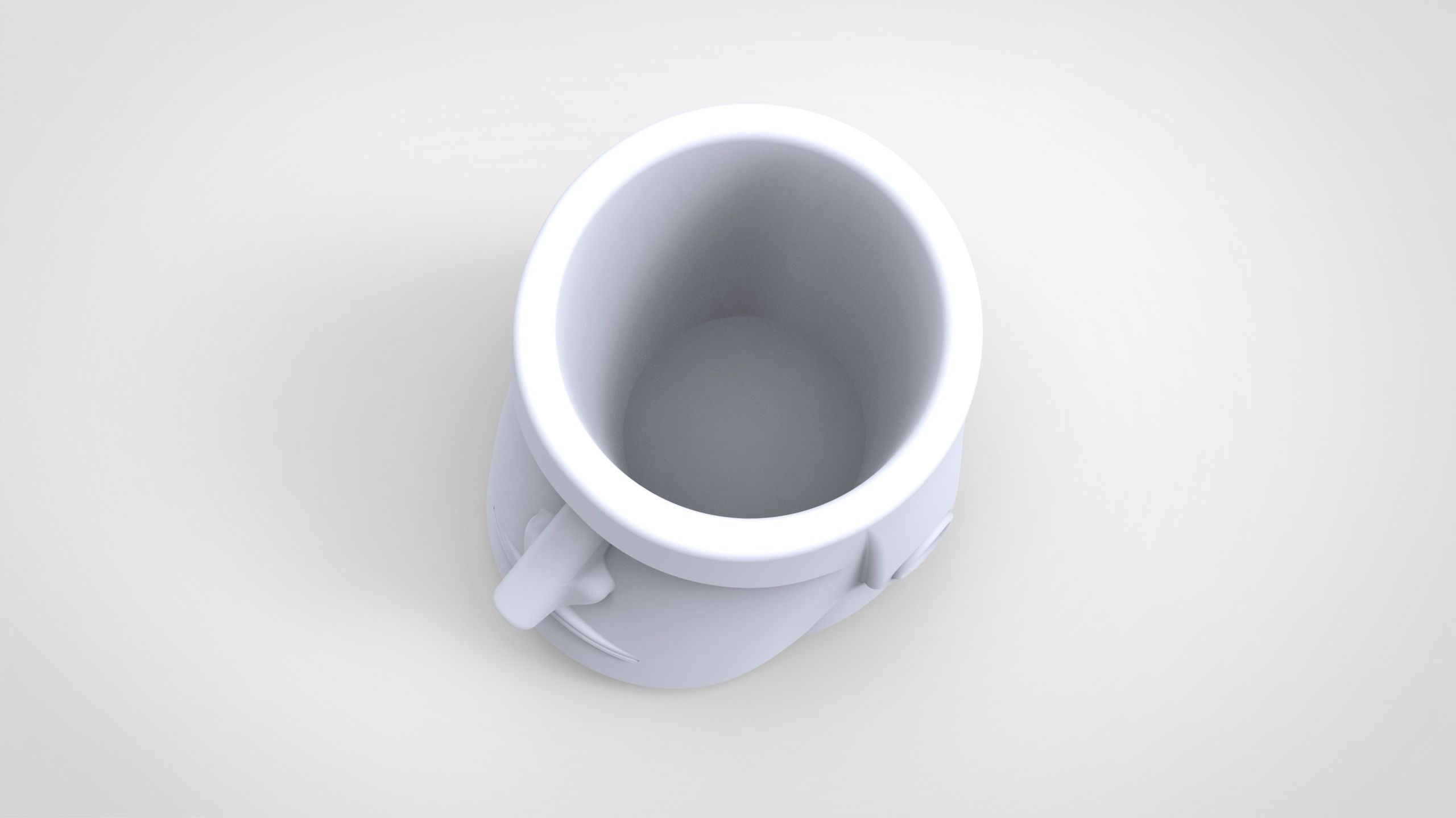 Moai pattern Vase 3D print model_2