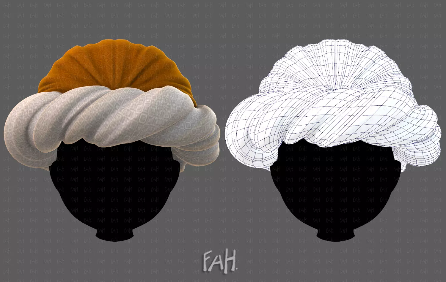 Cap V87 Low-poly 3D model