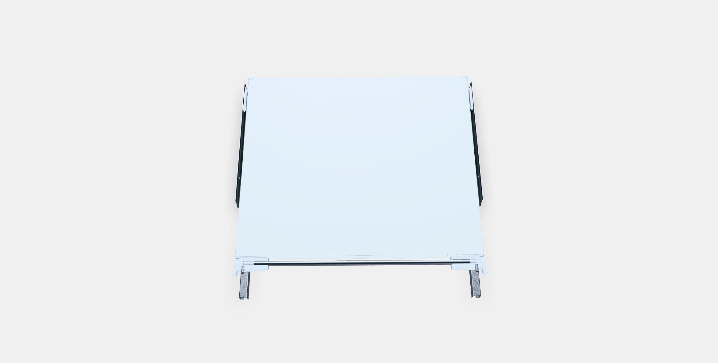 UTRUSTA Pullout work surface Low-poly 3D model_3