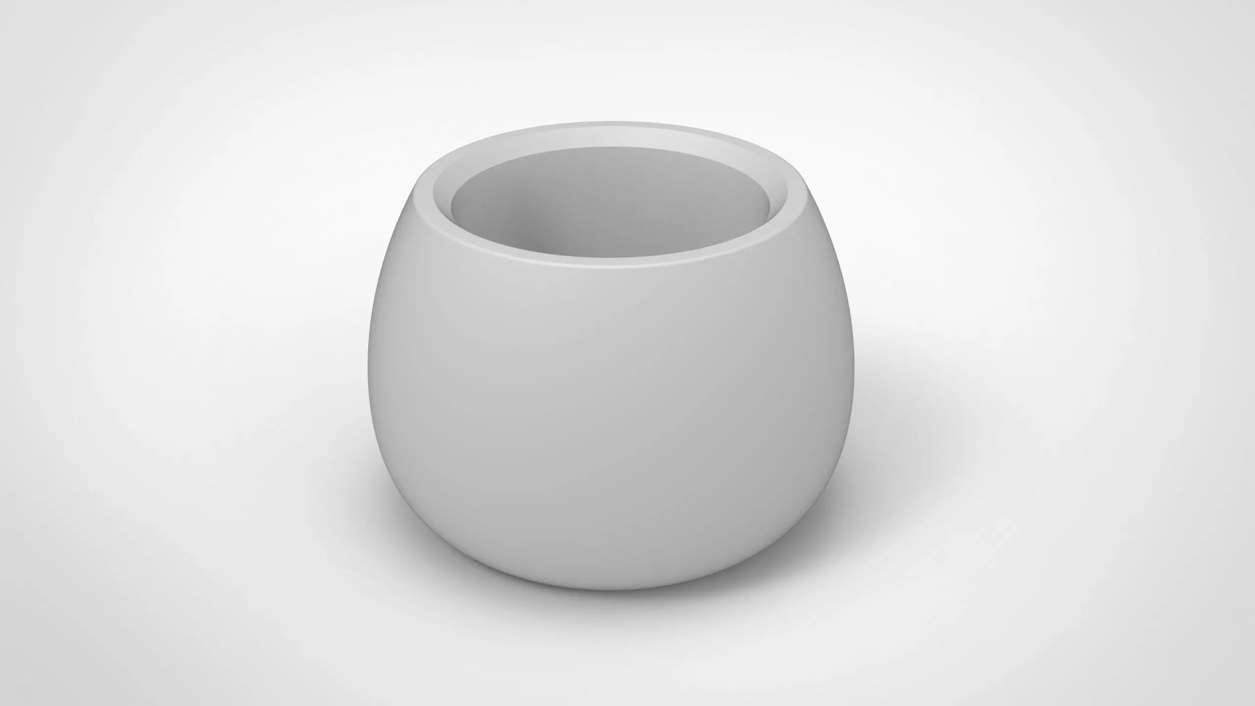 red wine cup pattern vase 3D print model