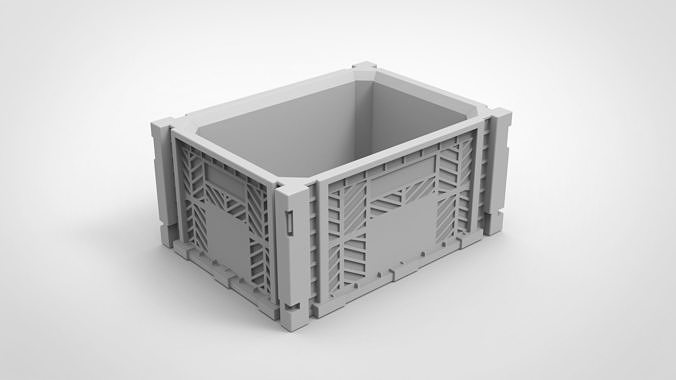 plastic basket pattern vase 3D print model