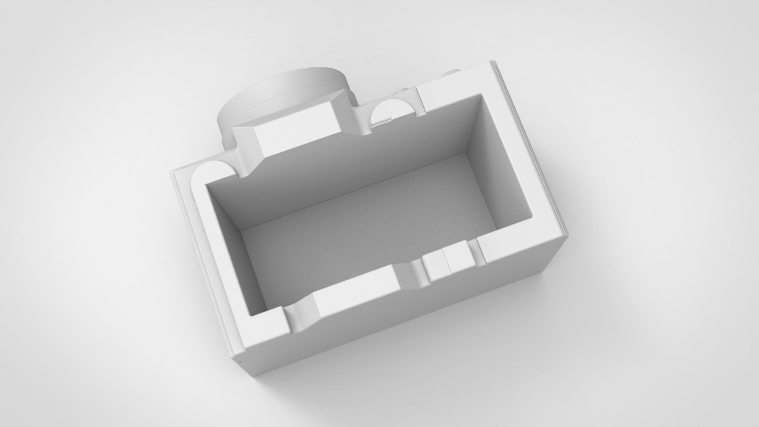 film camera pattern vase 3D print model_2