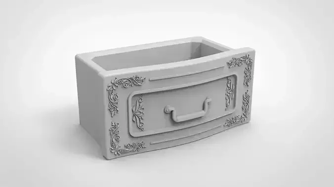 vintage Drawer shape vase