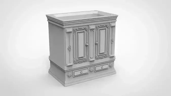 Retro European wardrobe pattern vase