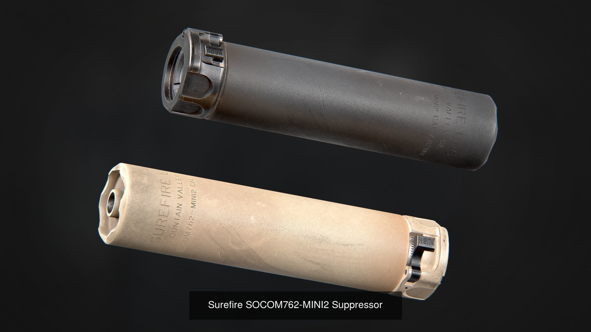 SureFire Suppressors Pack 3D Model Collection_15