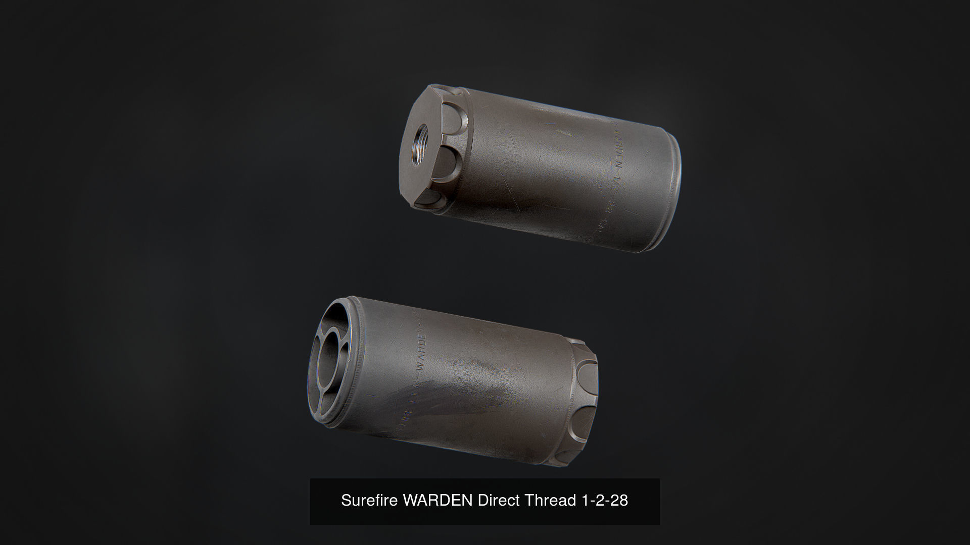 SureFire Suppressors Pack 3D Model Collection_19