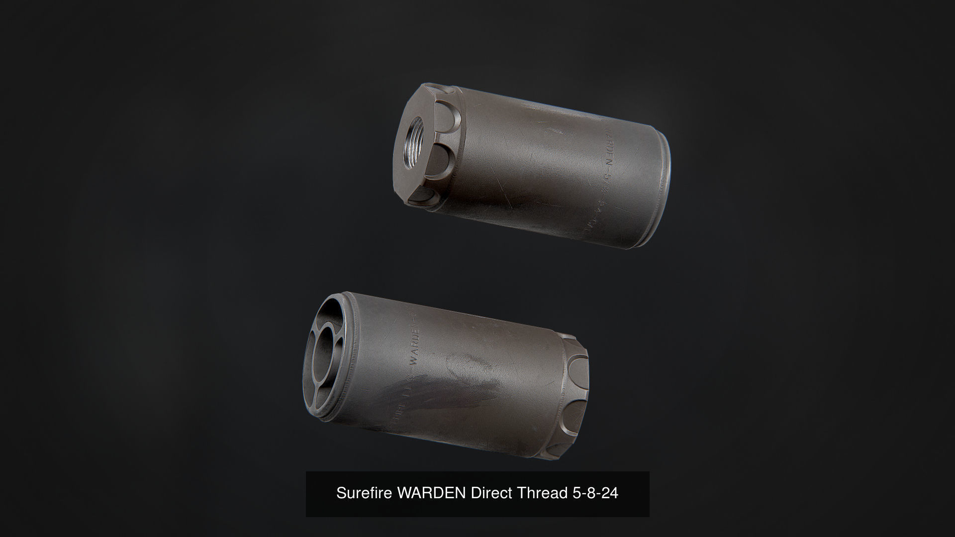 SureFire Suppressors Pack 3D Model Collection_20