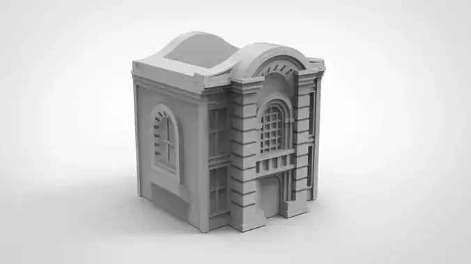 European Architecture Museum pattern vase