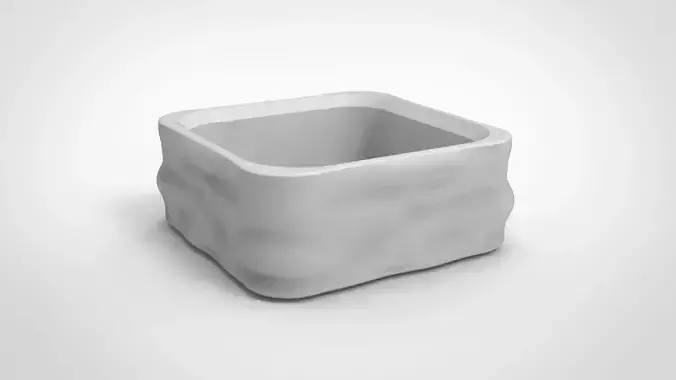 water ripple texture vase