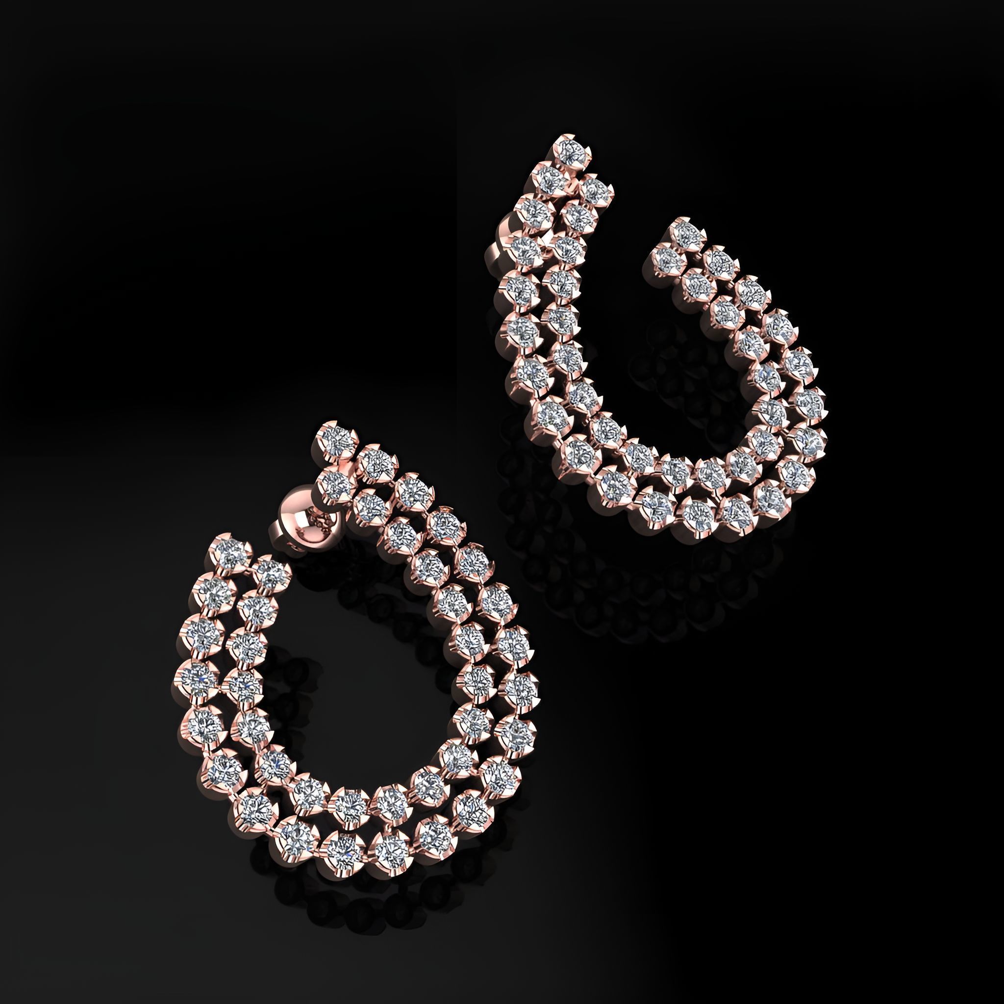 Earrings 27 3D print model_1