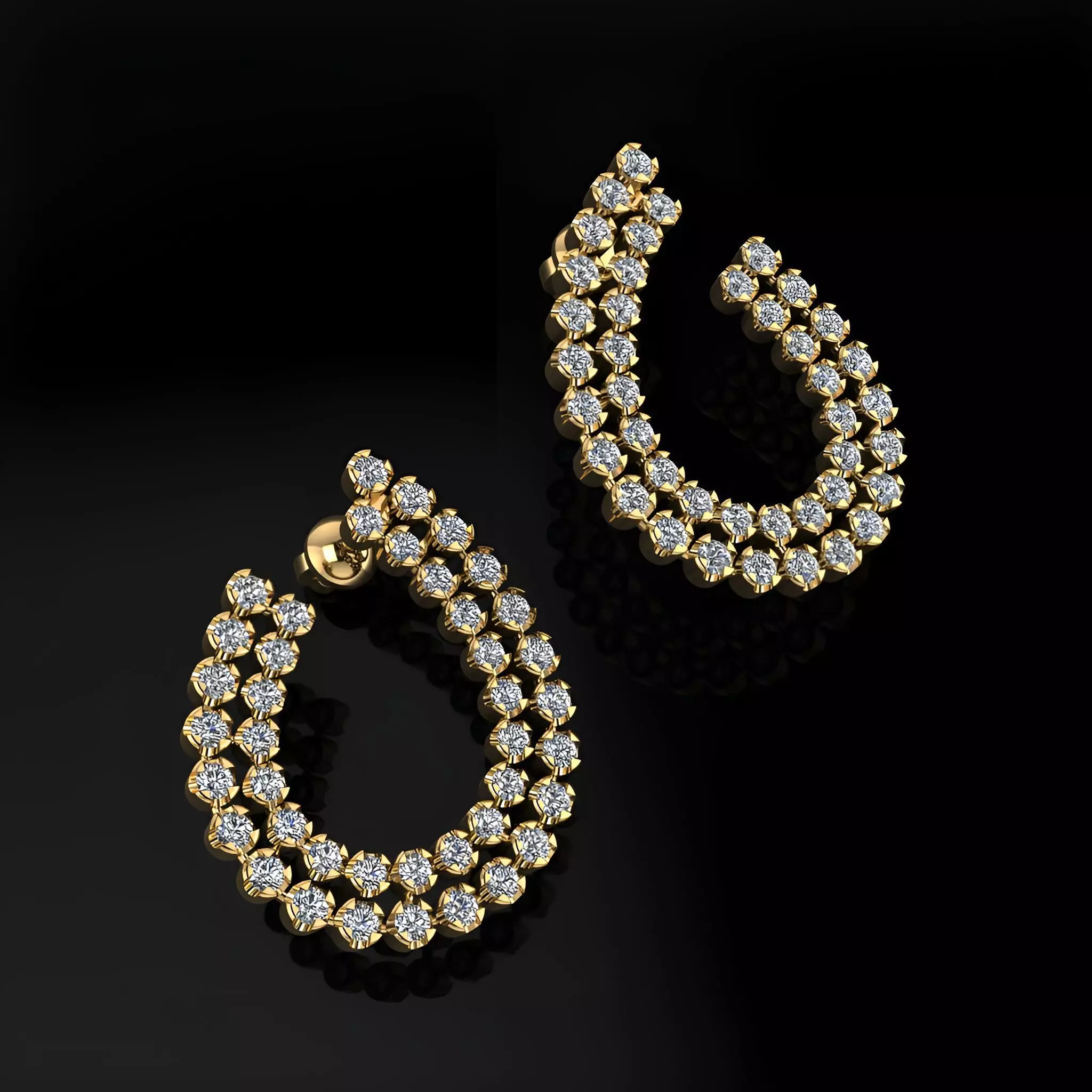 Earrings 27 3D print model_0