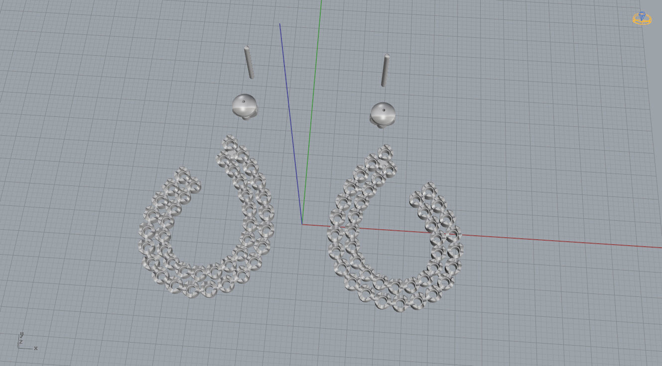 Earrings 27 3D print model_8