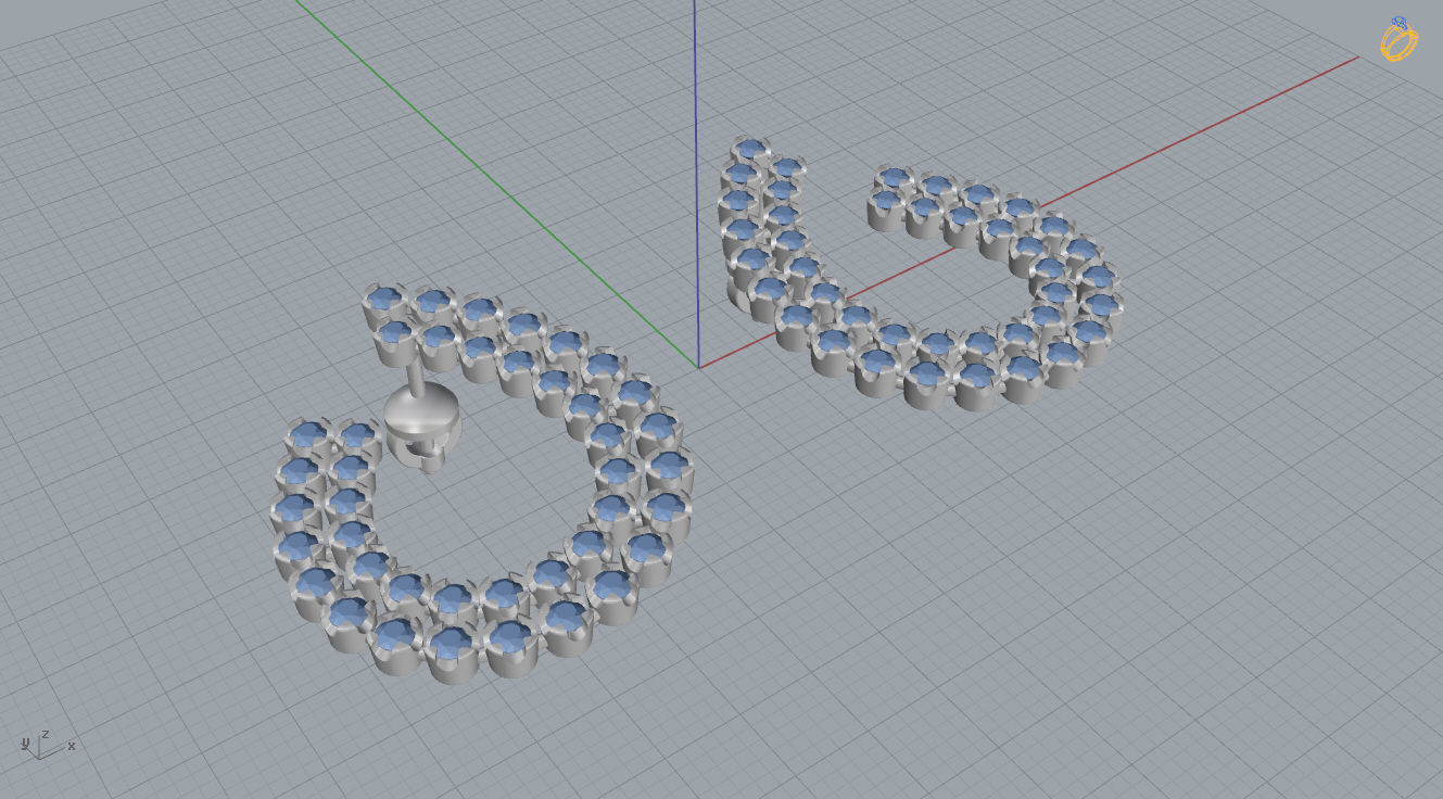 Earrings 27 3D print model_12