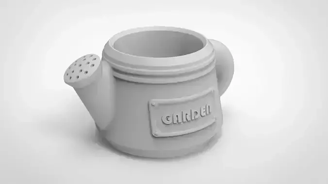 watering can pattern vase 3D print model