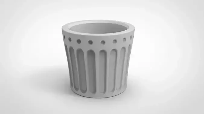 glass bottle pattern vase