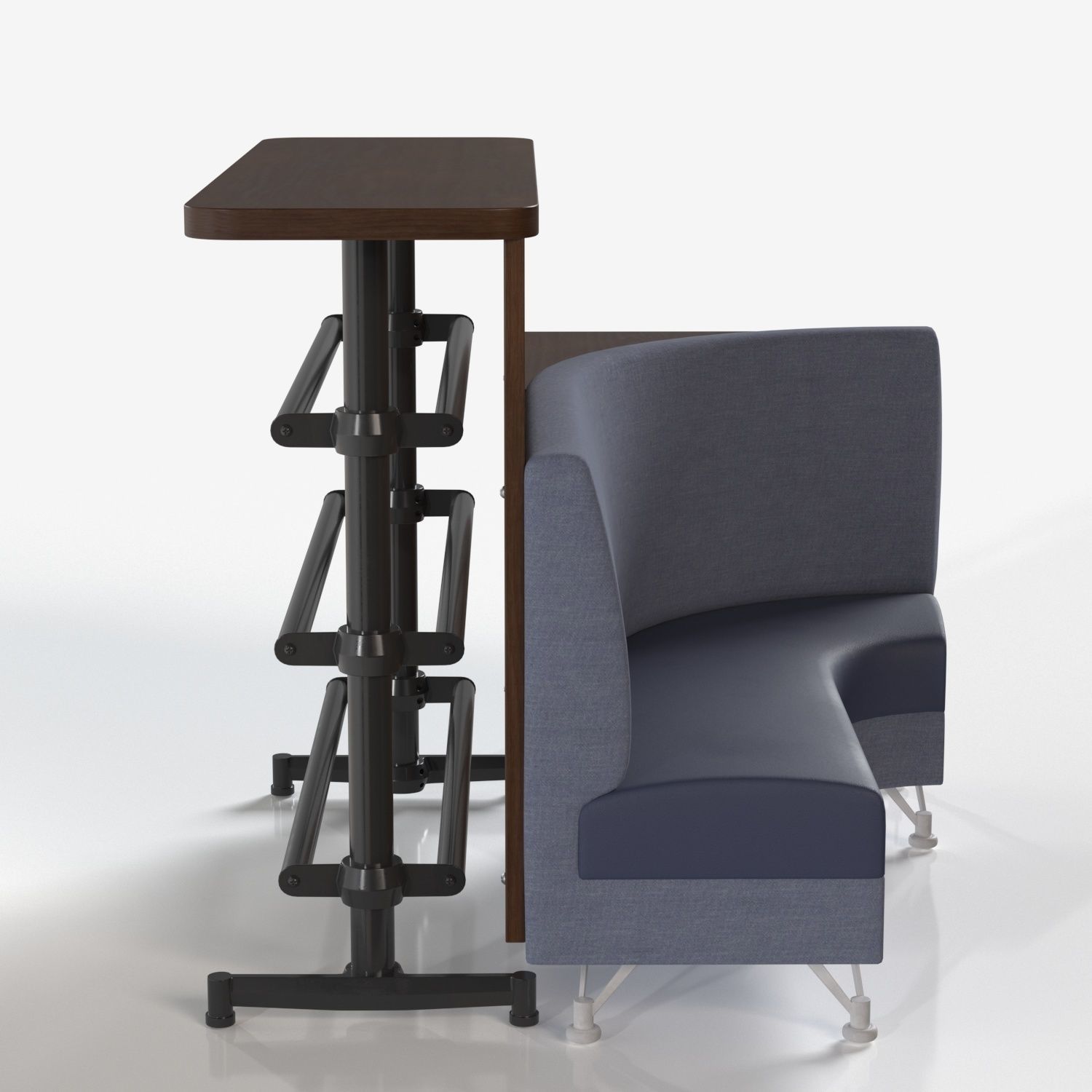 12 ball Storage Rack PBR 3D model_1