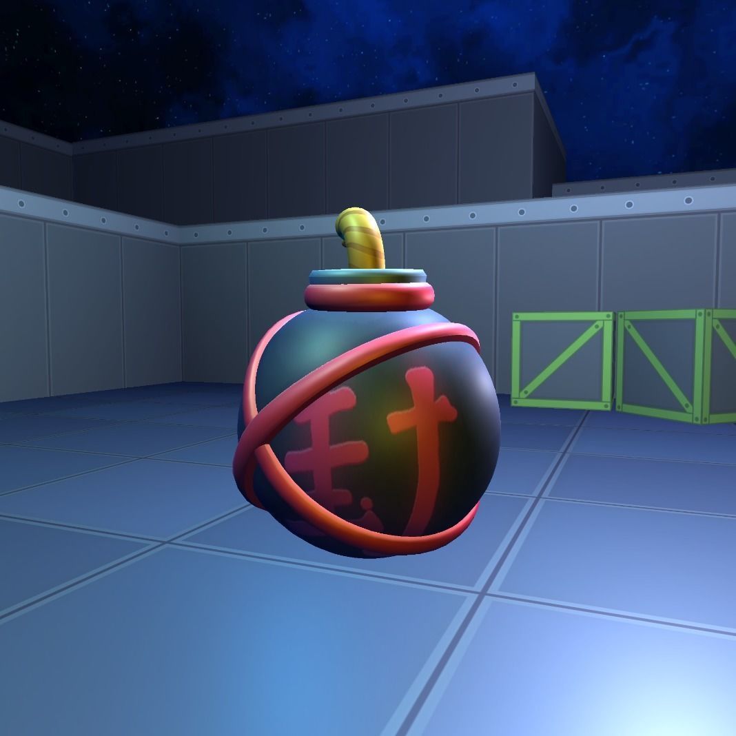 Bombs with VFX and SFX  Low-poly 3D model_86