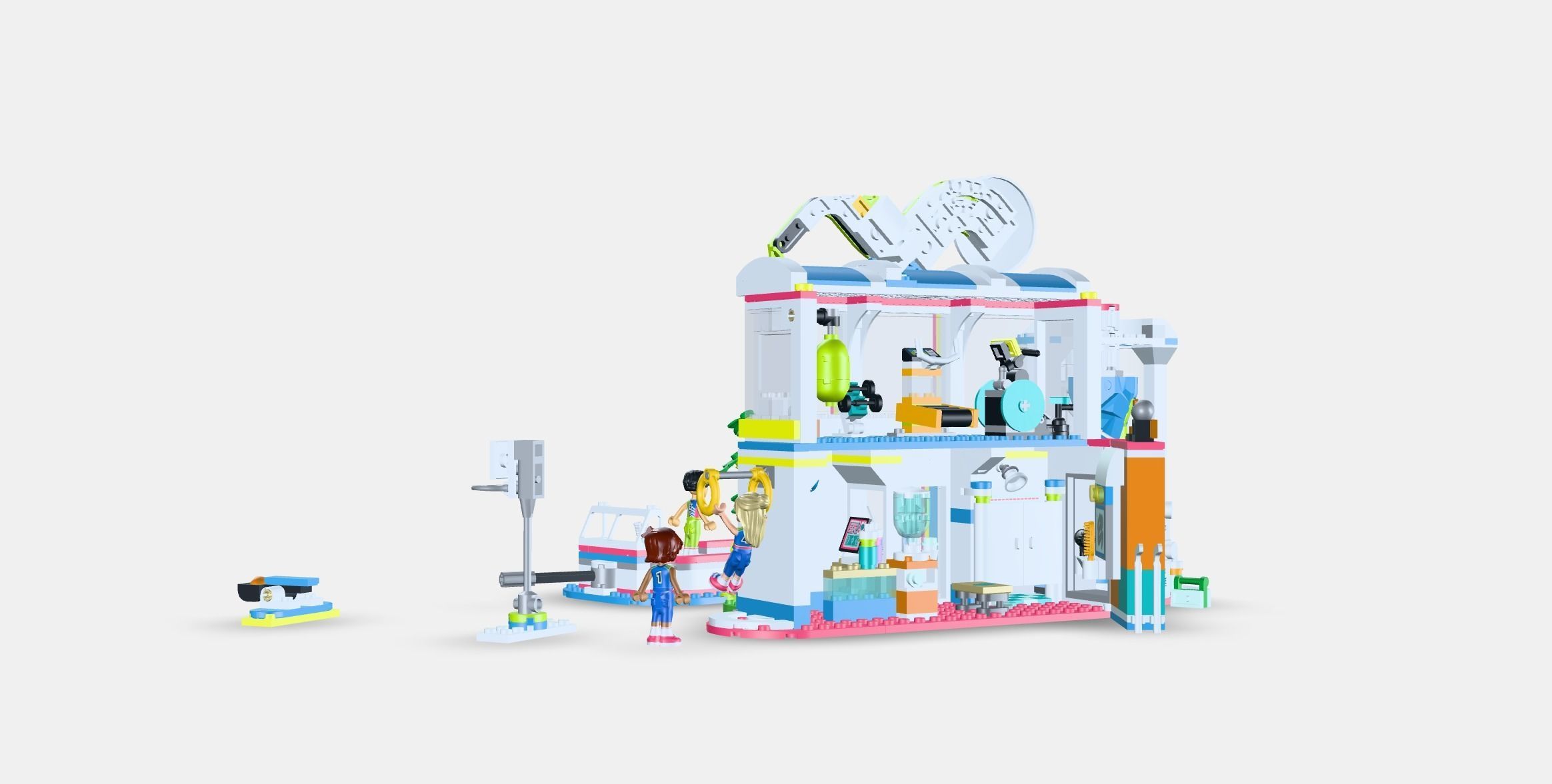 LEGO Harry Potter Hedwig 75979 Low-poly 3D model_4