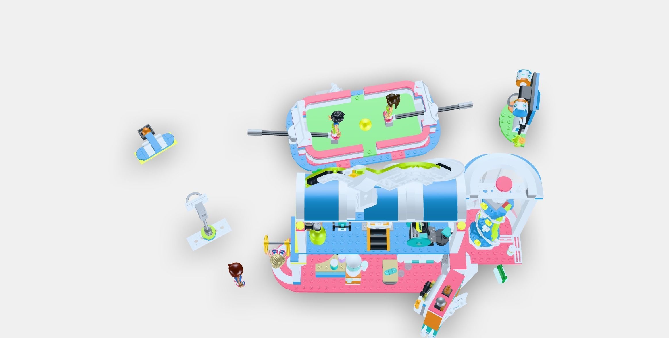 LEGO Harry Potter Hedwig 75979 Low-poly 3D model_7