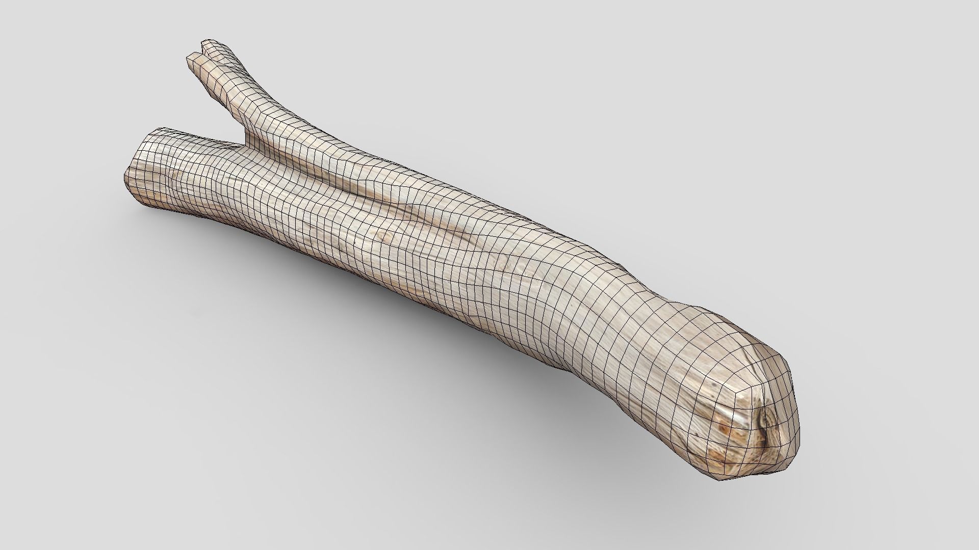 Dead Wood 4 Low-poly 3D model_6