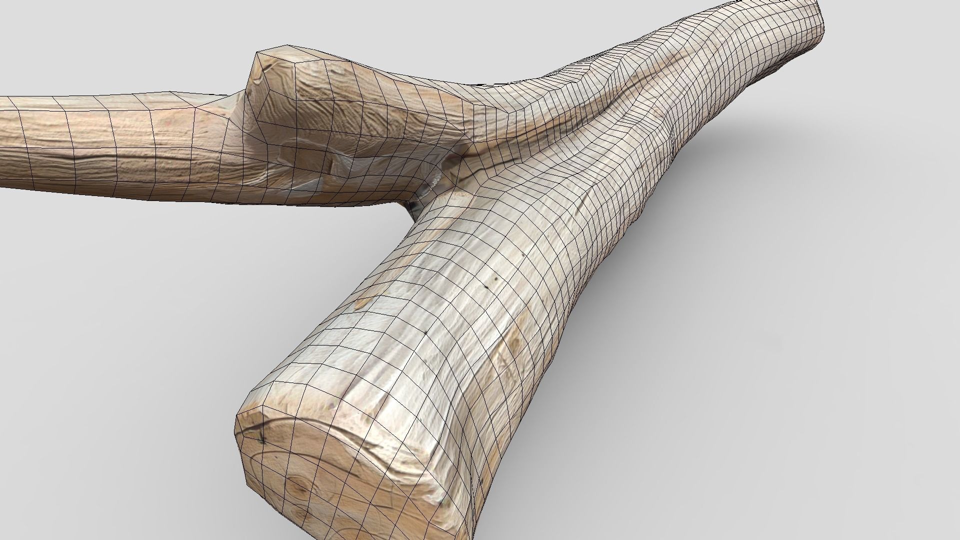 Dead Wood 4 Low-poly 3D model_10