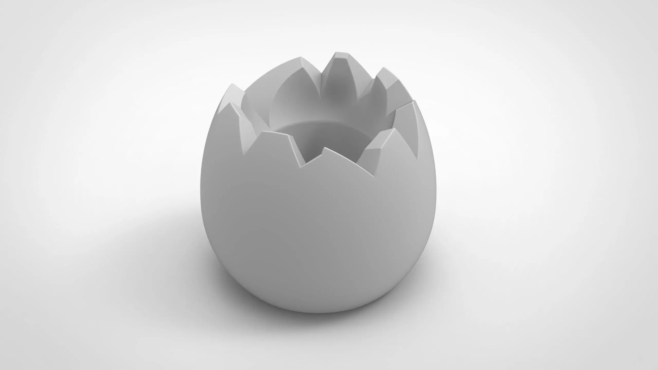 eggshell pattern vase 3D print model