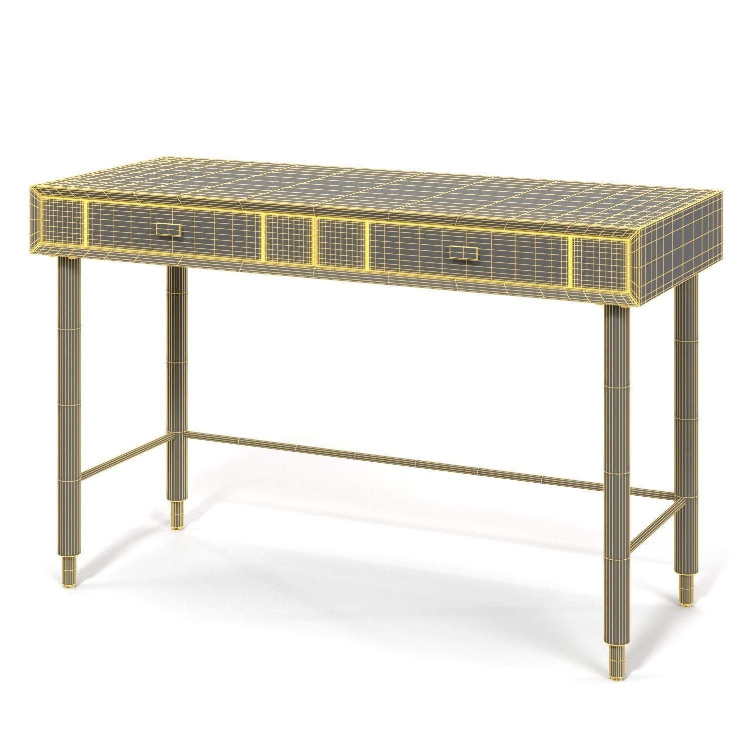 Avalene Desk PBR 3D model_5