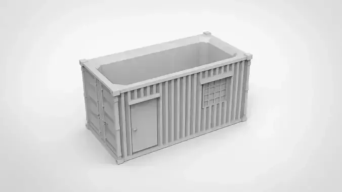 container pattern vase