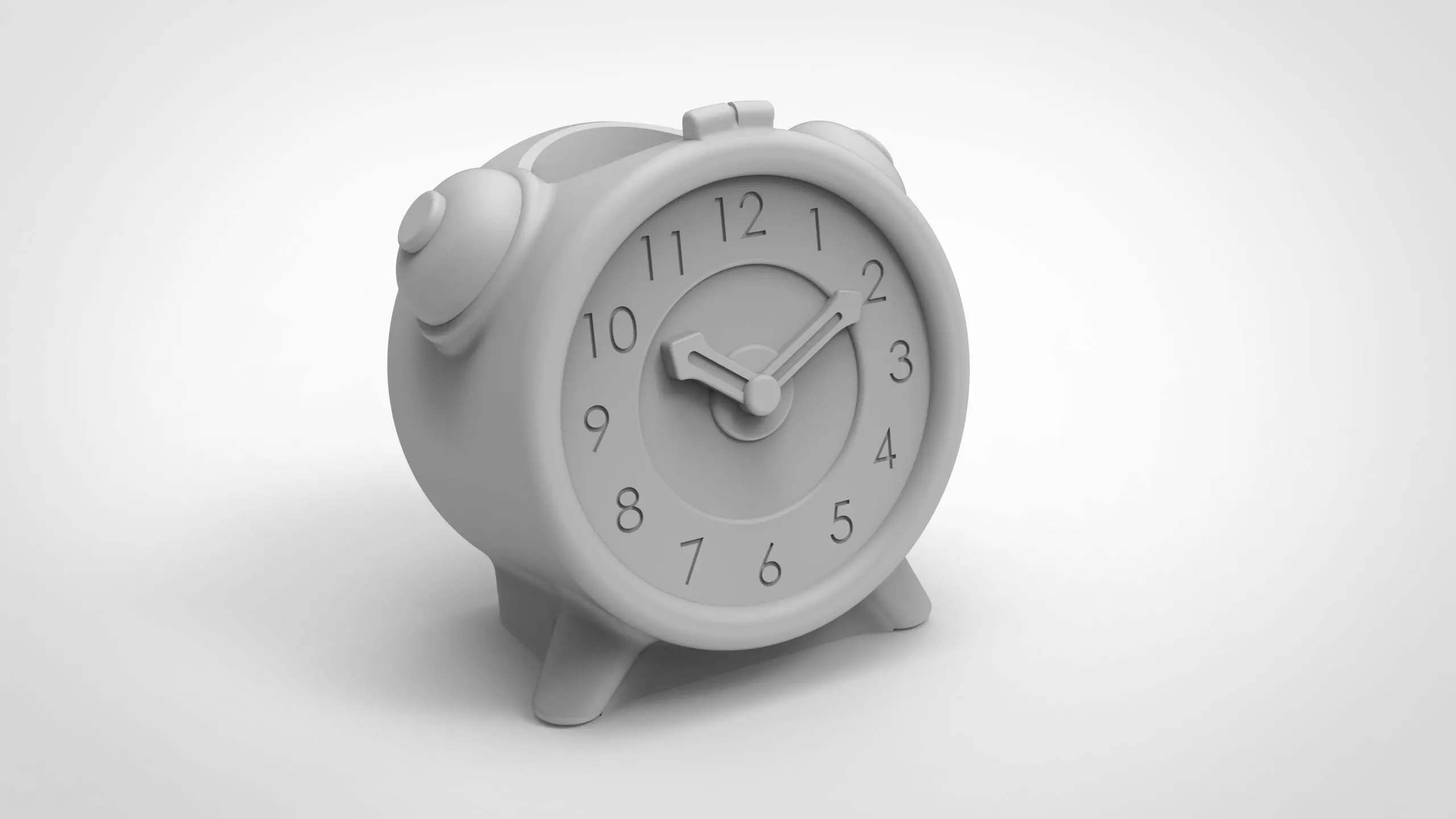 Alarm clock pattern vase 3D print model