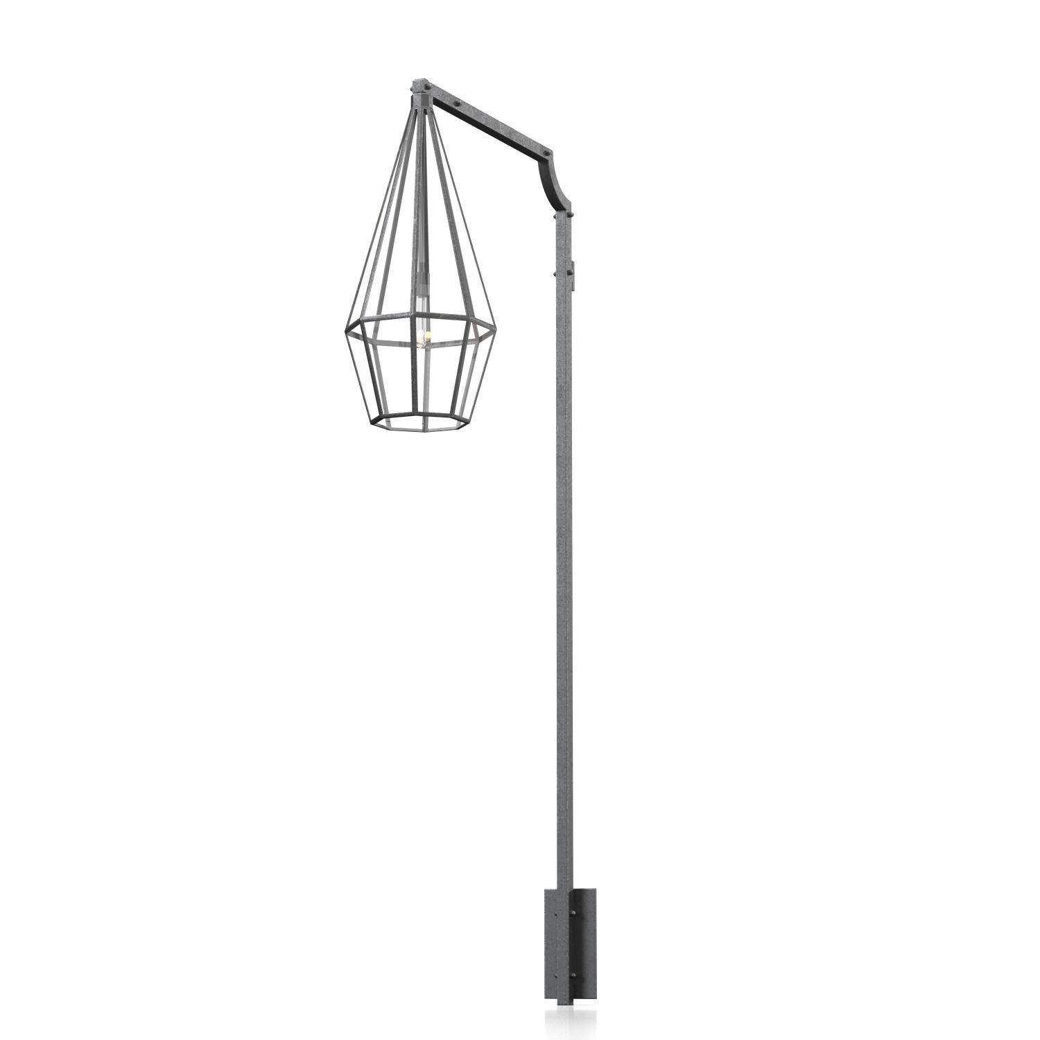 Exterior Street Lamp Light PBR 3D model_2
